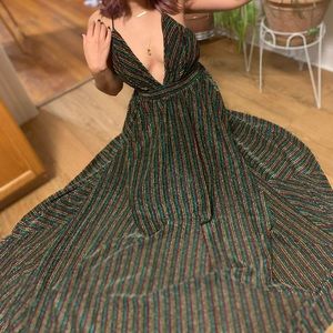 Multi color maxi gown